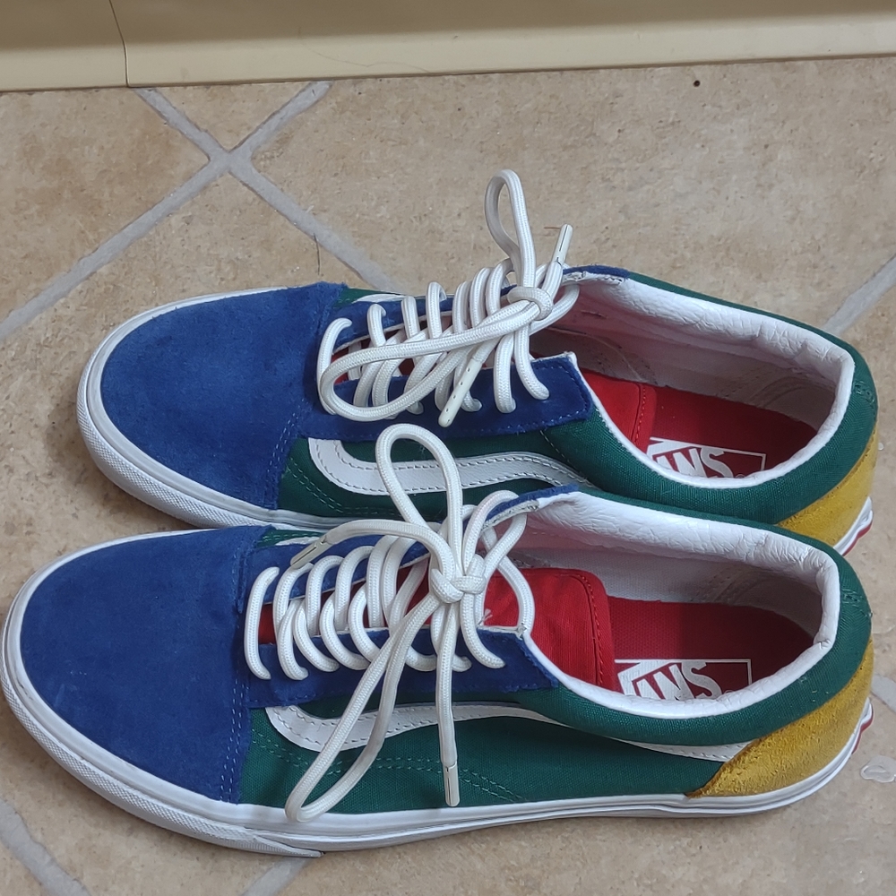Unisex Color Block Vans